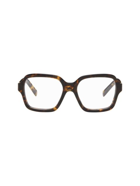 Miu Miu Brown Square Glasses