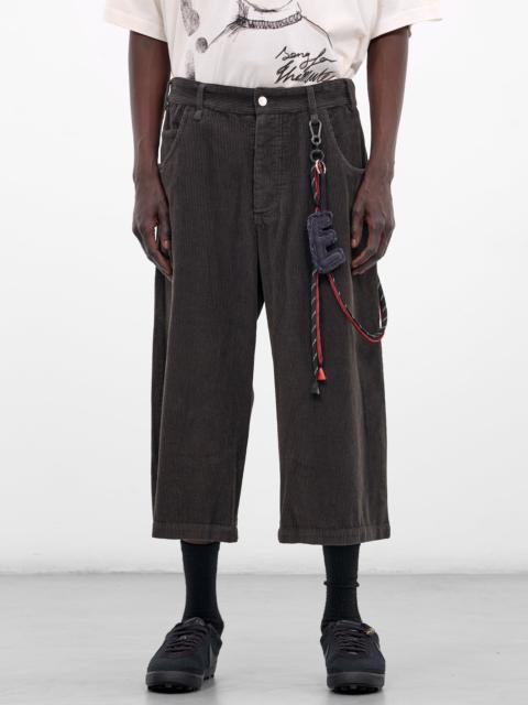 Song for the Mute Petrol Cropped Corduroy Trousers