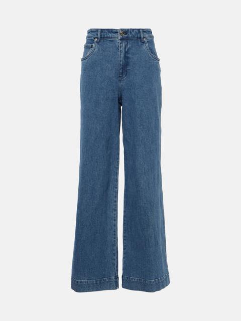 STAUD Grayson wide-leg jeans