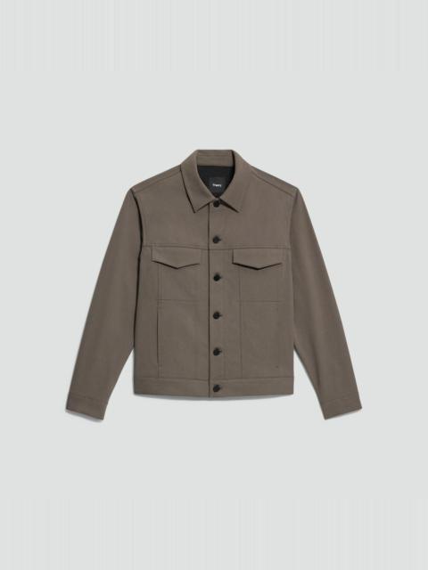 Theory River Trucker Jacket in Neoteric Twill