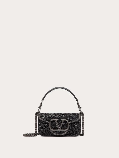 SMALL LOCÒ SHOULDER BAG WITH CRYSTALS