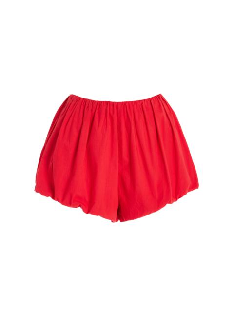 POSSE Aurelia Cotton Bloomer Shorts red