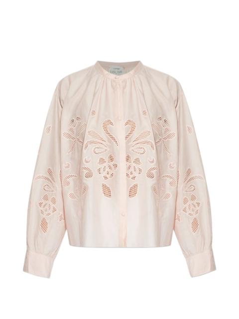 forte_forte embroidered blouse