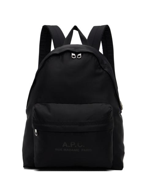 A.P.C. Black Backstage Small Backpack