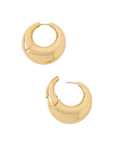 JENNIFER FISHER Puffy Medium Hinged Hoop Earrings