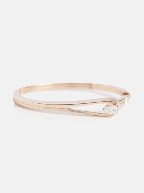 REPOSSI Serti Inversé 18kt rose gold bracelet with diamond
