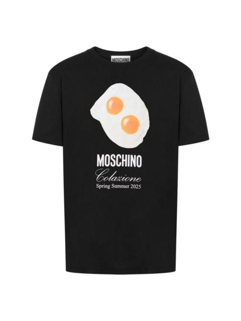 Moschino egg-print T-shirt