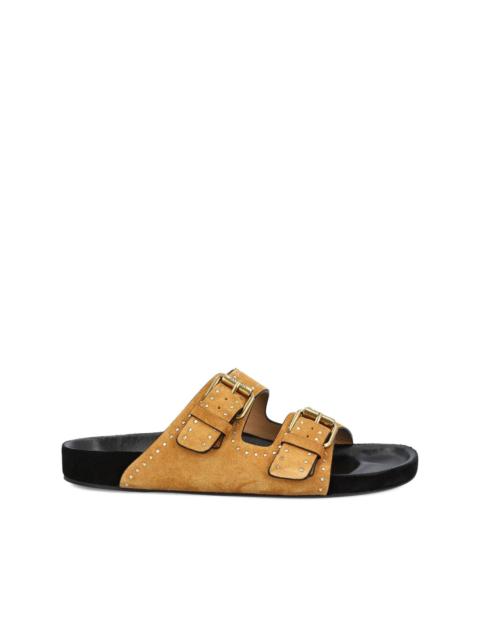 Lennyo studded double-strap sandals