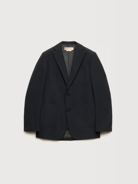 Marni BLACK TECHNO WOOL JACKET