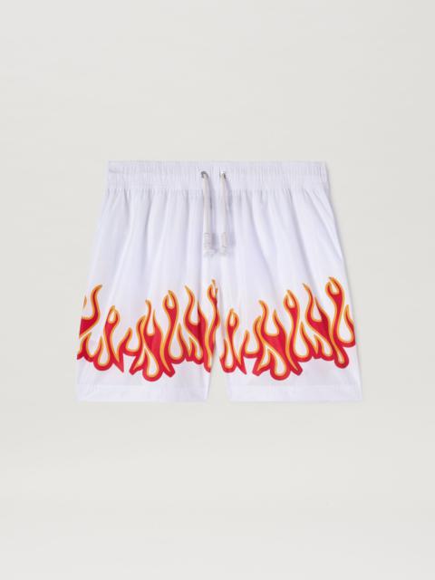 BURNING FLAMES PRINT SWIMSHORT