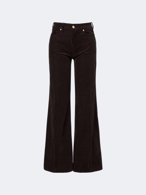 7 For All Mankind Lotta cotton-blend corduroy wide-leg pants