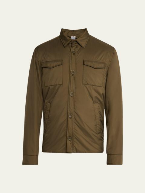 Men's Matte Nylon Overshirt