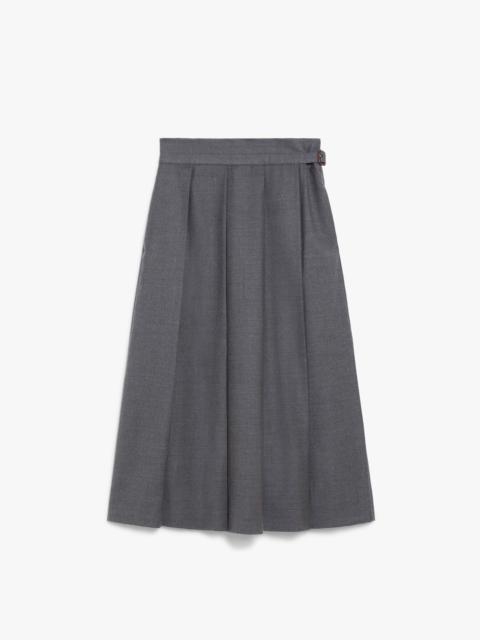 WEEKEND Max Mara PALK Wool pleated skirt