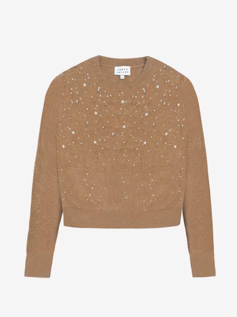 TANYA TAYLOR LEXIA EMBELLISHED SWEATER