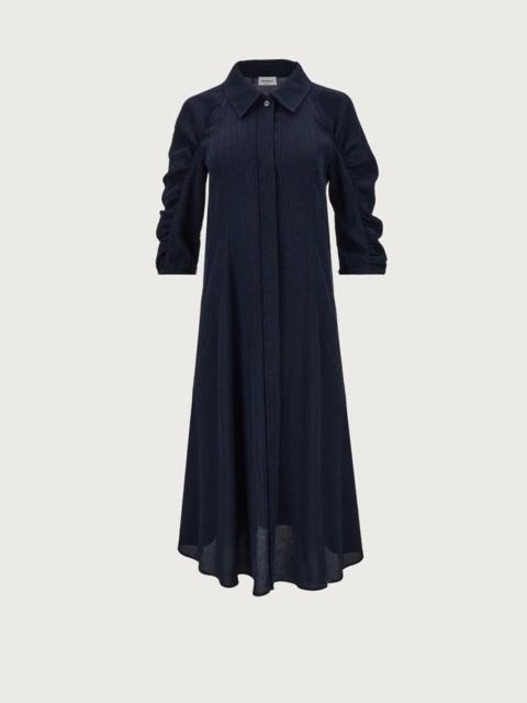 FERRAGAMO CREPON SILK DRESS