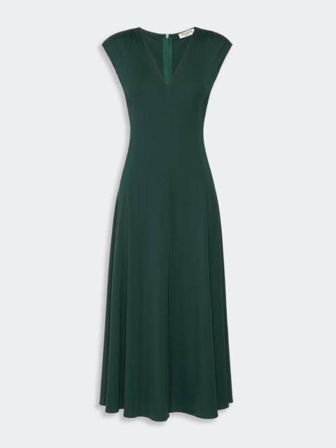 WEEKEND Max Mara MASTER Long interlock jersey dress - GREEN