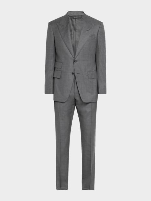 TOM FORD Men's Shelton Prince of Wales Suit