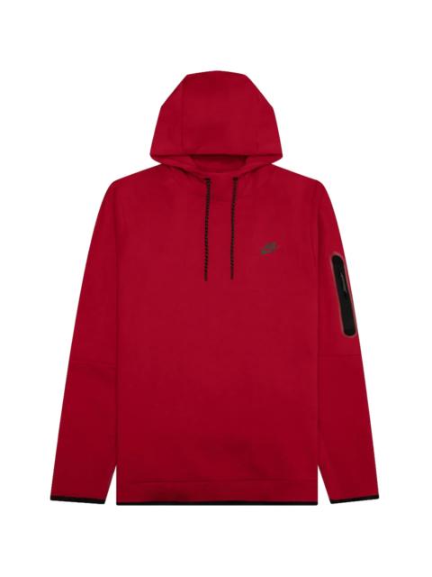 Nike Sportswear Tech Fleece Pullover Hoodie "Gym Red / Black" DD5174 687