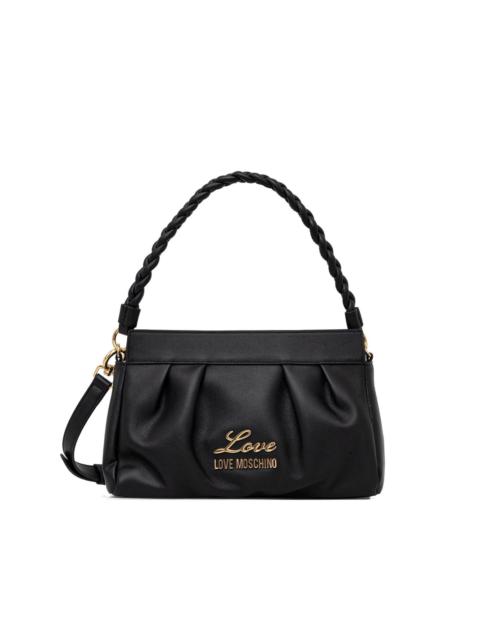 Moschino braided-handle tote bag
