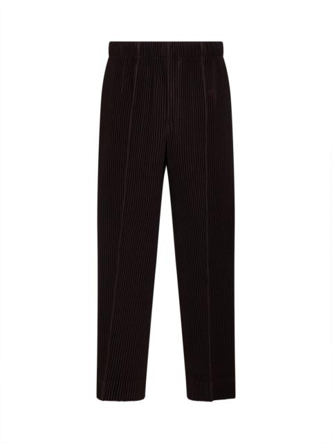 ISSEY MIYAKE Egg plant black MONTHLY COLORS : JANUARY trousers