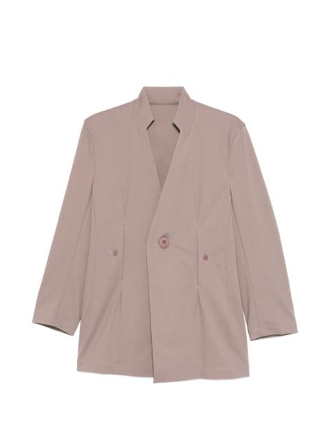 ISSEY MIYAKE button-fastening single-breasted blazer