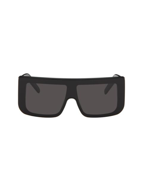 Rick Owens Black Temple Documenta Sunglasses