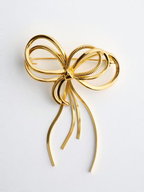& Other Stories Bow Brooch
