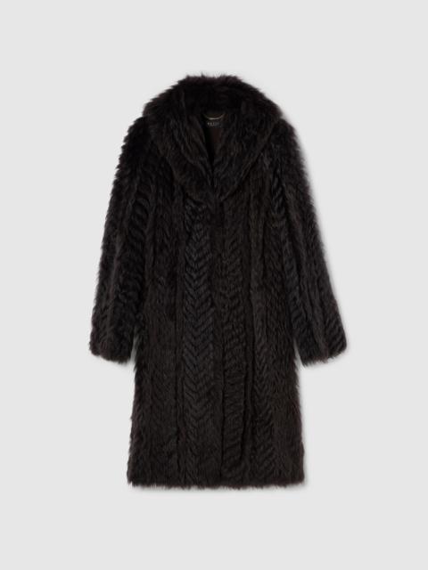 GUCCI Soft long shearling coat