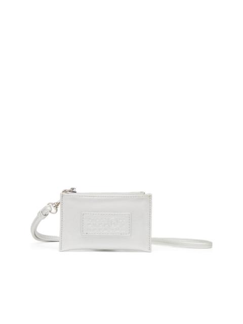 MM6 Maison Margiela numeric-logo zipped wallet