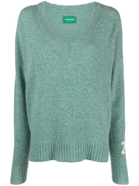 Zadig & Voltaire Rosy cashmere-blend jumper