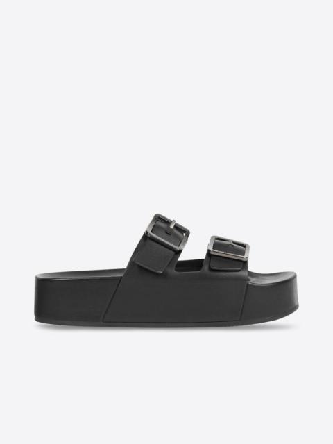 BALENCIAGA Women's Mallorca Platform Sandal in Black/white