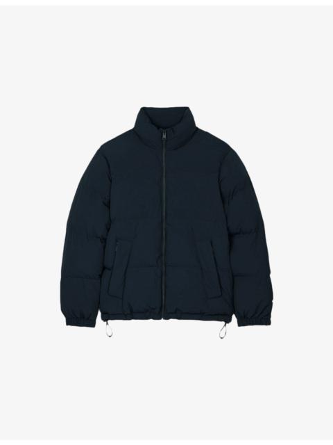 Sandro High-Neck Side-Pocket Puffer Jacket