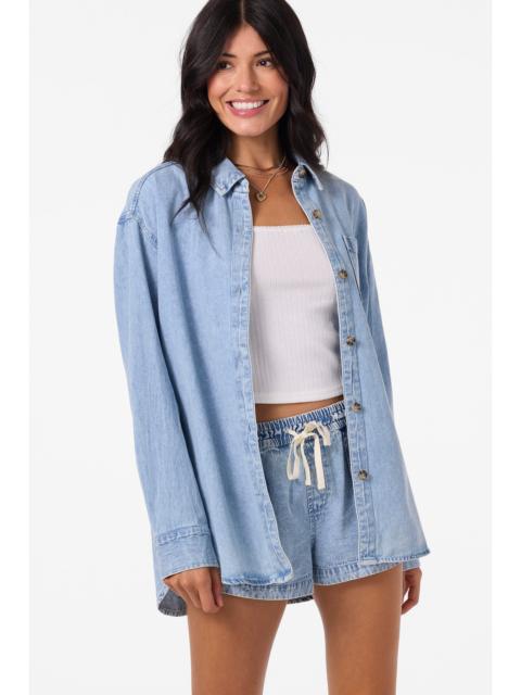O'Neill Sevie Denim Shacket Jacket