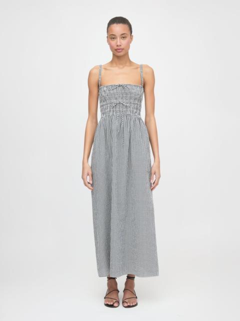 Hill House Home The Larissa Nap Dress - Black/Sand Gingham