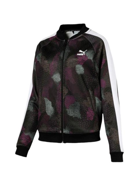 PUMA Classics T7 striped patterned sweatshirt