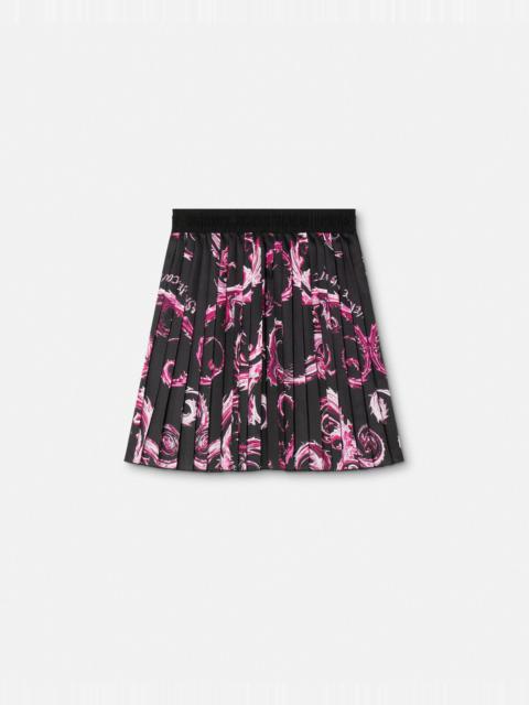 Chromo Couture Pleated Mini Skirt