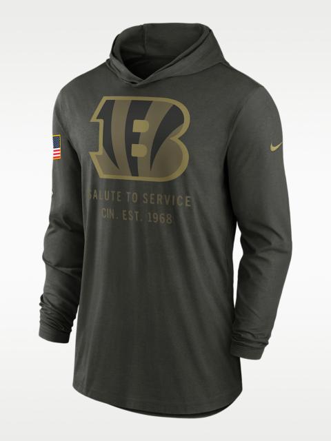 Nike Cincinnati Bengals Salute to Service Sideline Men’s Nike Dri-FIT NFL Long-Sleeve Hooded Top