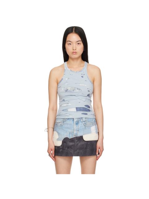 Andersson Bell NORA DETACHABLE DENIM TOP / COATED YLW