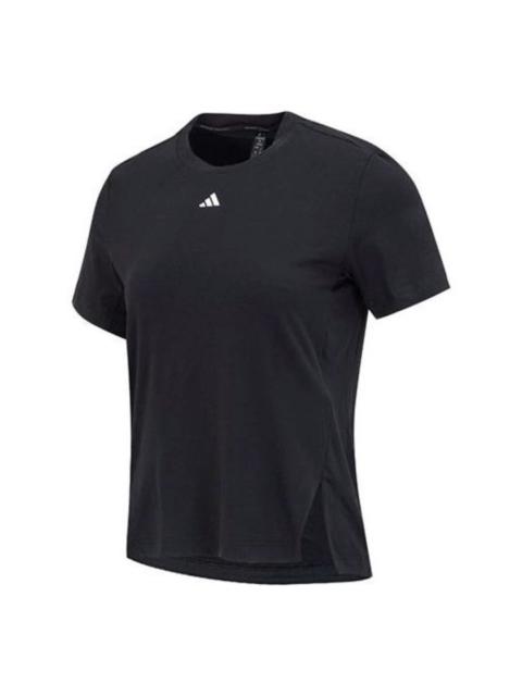 adidas (WMNS) adidas Versatile T-Shirt Asia Sizing 'Black White' IA7748