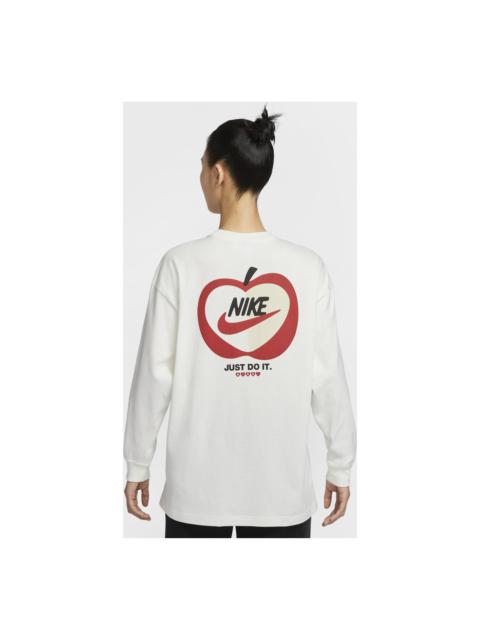 Nike (WMNS) Nike Sportwear Oversized Long Sleeve T-shirt Asia Sizing 'Valentine's Day' IB1670-133