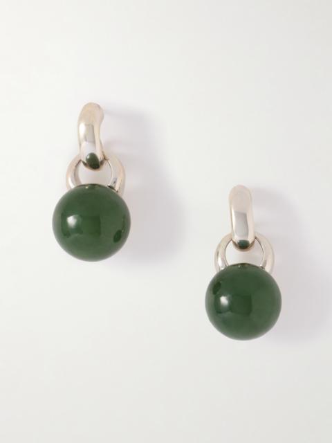 Sophie Buhai Everyday Silver And Jade Earrings
