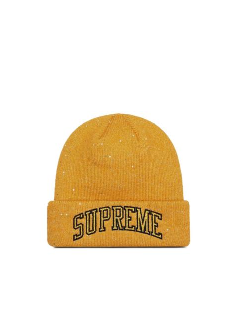 Supreme New Era Metallic Arc beanie hat