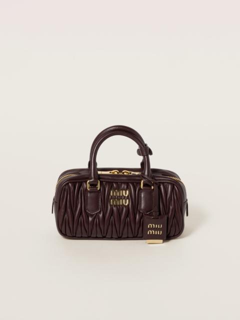 Miu Miu Arcadie matelassé nappa leather bag