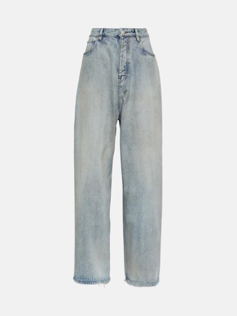 BALENCIAGA High-rise wide-leg jeans