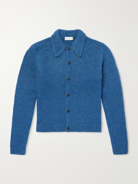 Dries Van Noten Mora Cropped Alpaca-Blend Cardigan