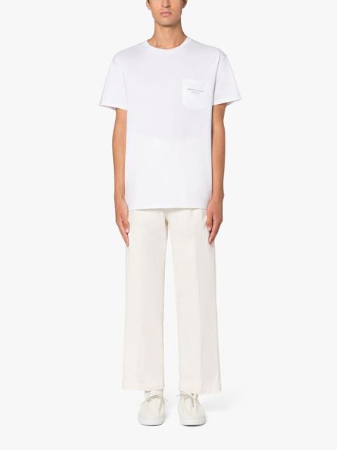 Mackintosh RAIN X SHINE WHITE POCKET T-SHIRT