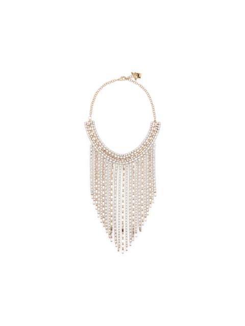 Rosantica crystal-embellished fringed necklace