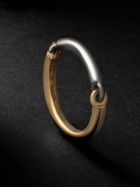 MAOR The Equinox 18-Karat Yellow and White Gold Ring