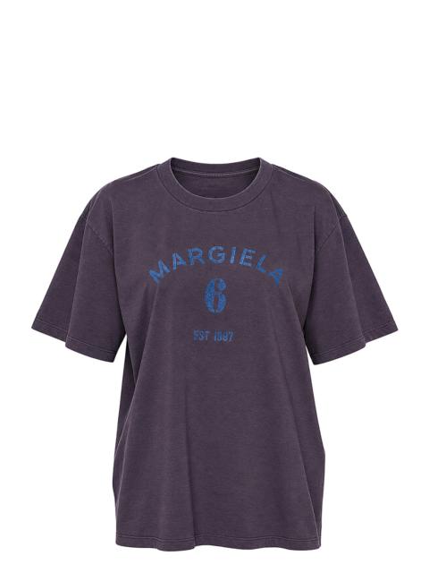 MM6 Maison Margiela Margiela 6 Logo Cotton T-Shirt