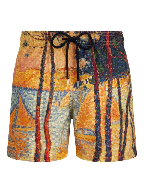 Vilebrequin Men 360 Swim Trunks Voile et Pins - Vilebrequin